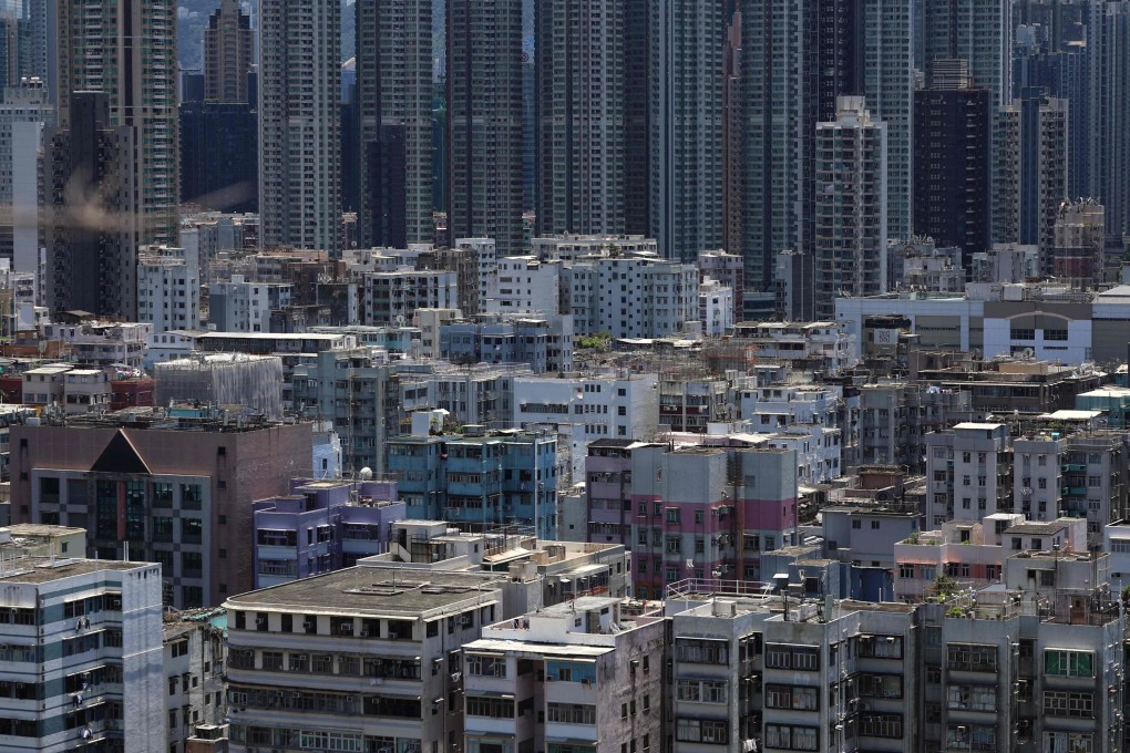 A view of residential buildings in Hong Kong on July 8. Photo: AFP