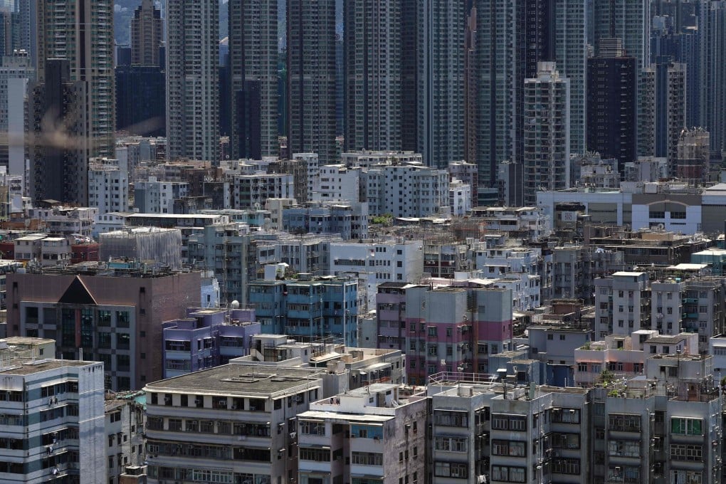 A view of residential buildings in Hong Kong on July 8. Photo: AFP