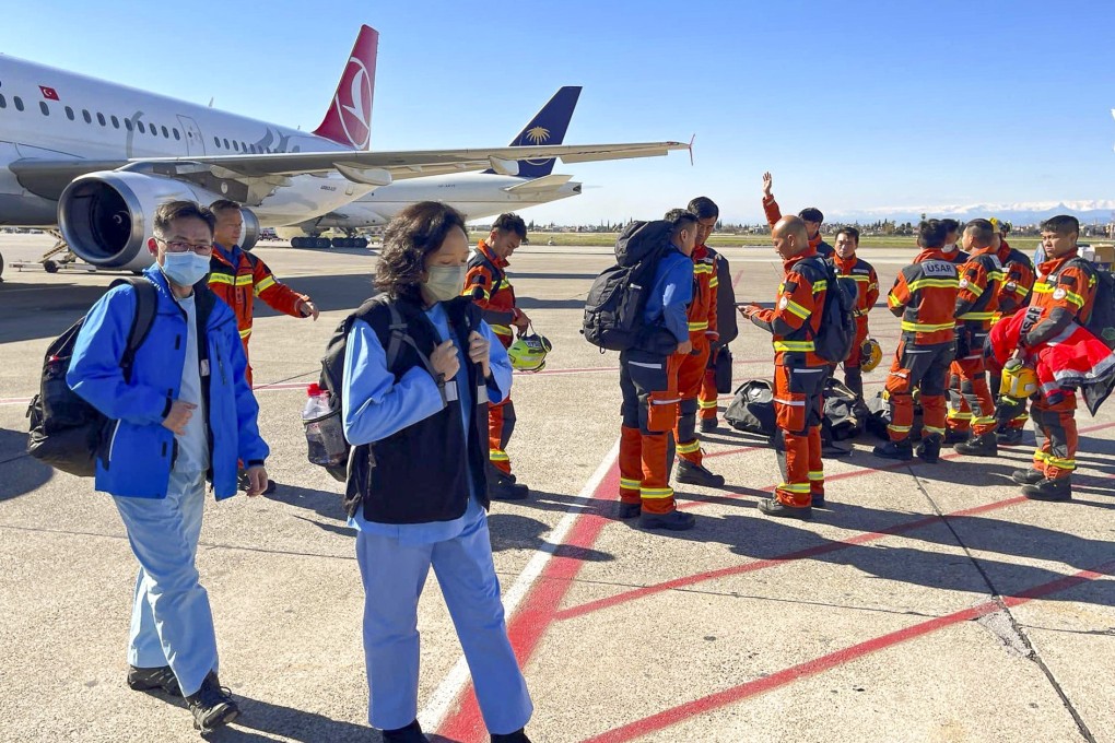 Dr Cecilia Fan was among a 59-strong search and rescue team sent from Hong Kong to Turkey. Photo: Handout