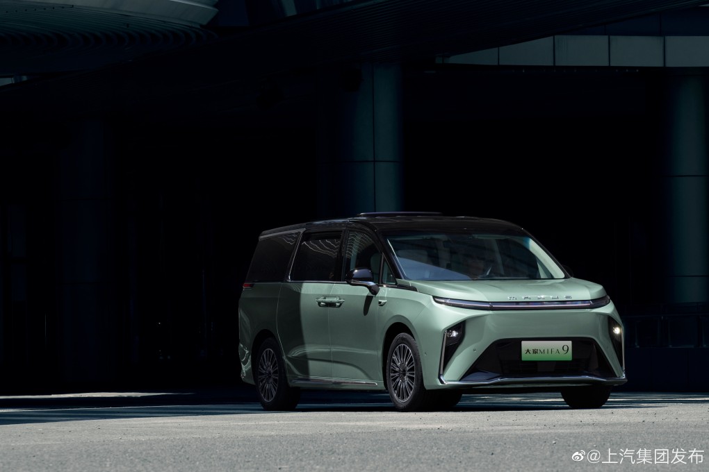 Hongkongers have bought more than 500 units of the Maxus MIFA 9 since the model’s introduction in April. Photo: SAIC Weibo