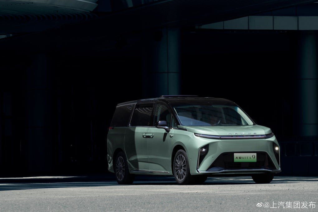 Hongkongers have bought more than 500 units of the Maxus MIFA 9 since the model’s introduction in April. Photo: SAIC Weibo