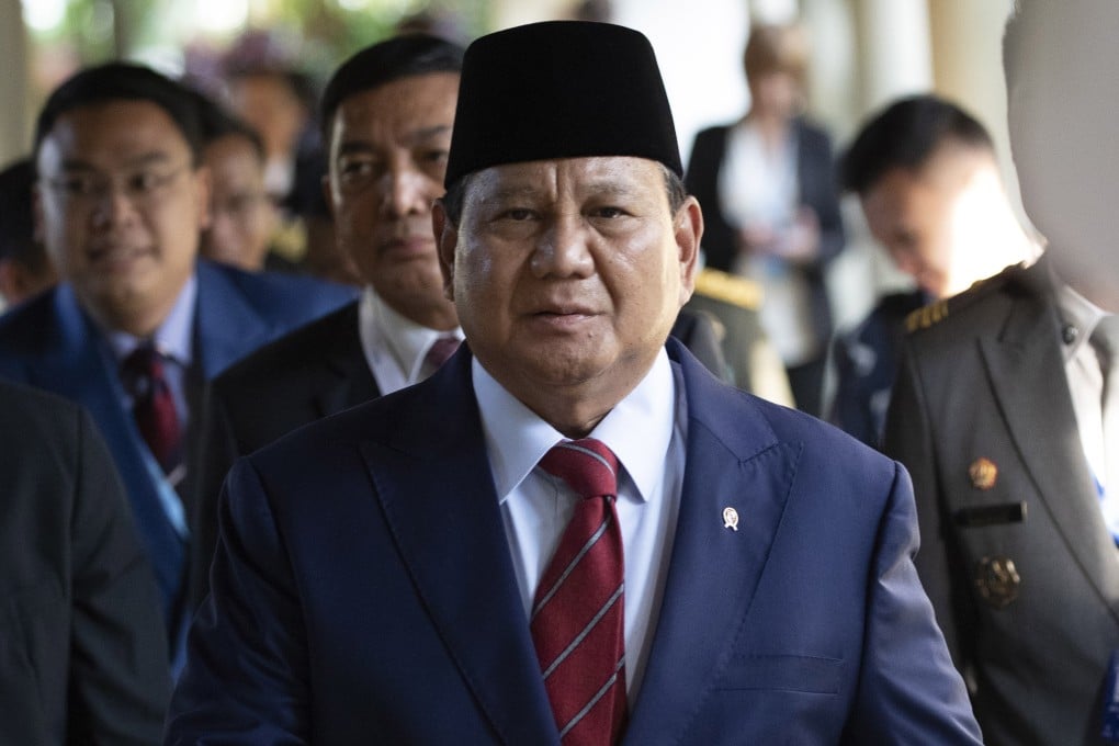 A survey published earlier this month by Lingkaran Survei Indonesia, a survey and political consultancy institution, showed Prabowo in the lead with a 34.3 per cent approval rating. Photo: EPA-EFE