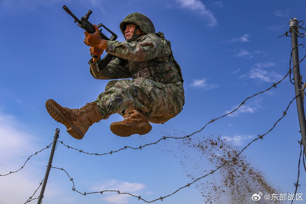 Loyalty to the Communist Party is central to the military achieving its centenary goals, Xi Jinping says. Photo: Eastern Theatre Command