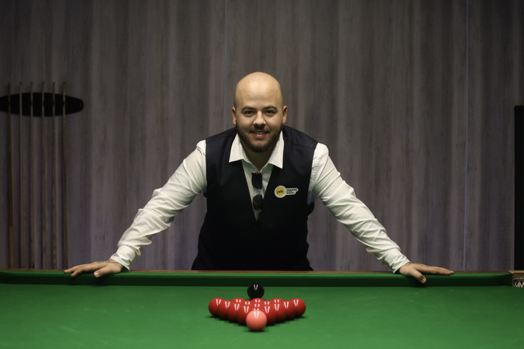 Luca Brecel at a meet-and-greet session at General Snooker Club in Hong Kong. Photo: Jonathan Wong