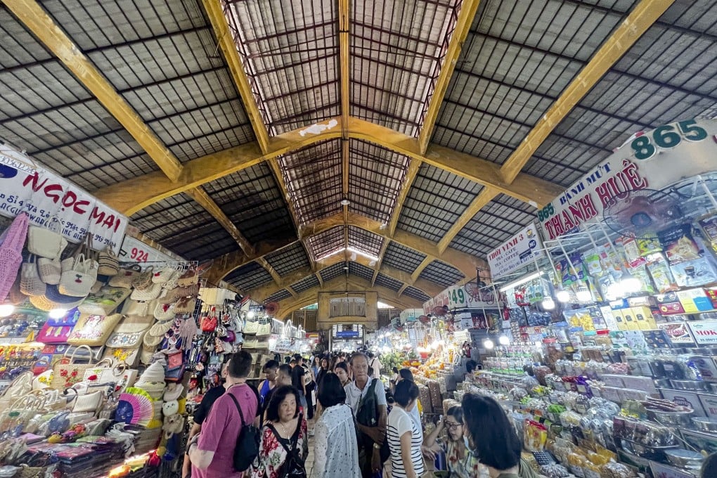 Ben Thanh Market in Ho Chi Minh City. Data shows 11,776 Vietnamese travelled to Hong Kong in the first half of this year, or 42 per cent of pre-pandemic levels. Photo: Denise Tsang