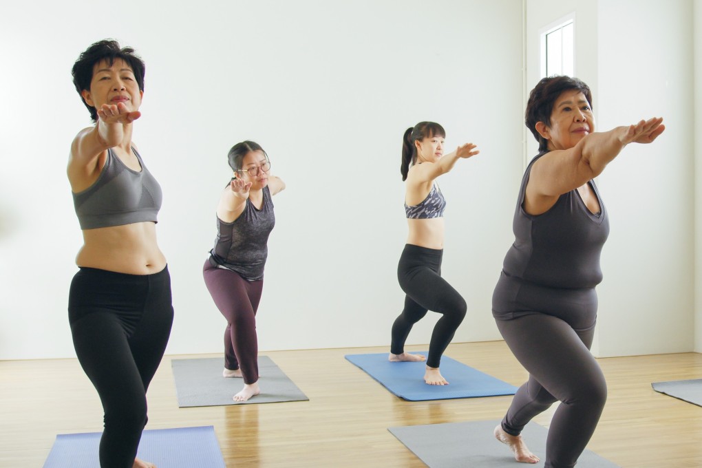 Yoga has health benefits including better brain neuroplasticity, improved sleep quality, and more robust cardiorespiratory fitness, all of which help people experiencing cognitive decline or dementia. Photo: Shutterstock