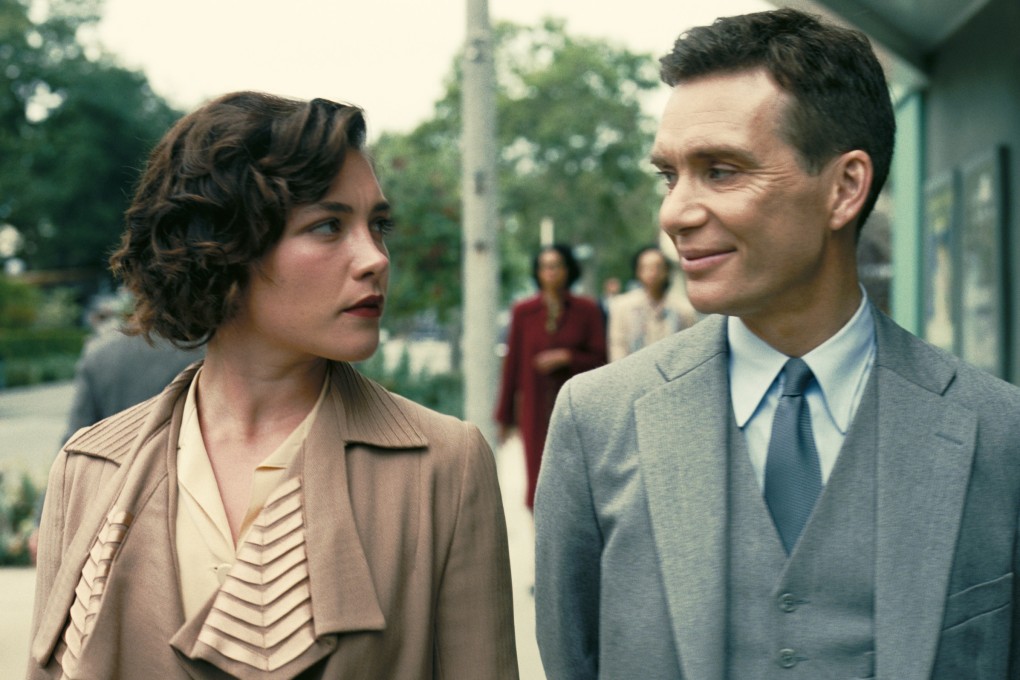 Florence Pugh as Jean Tatlock (left) and Cillian Murphy as the titular Oppenheimer in the Christopher Nolan-directed film. Photo: via AP