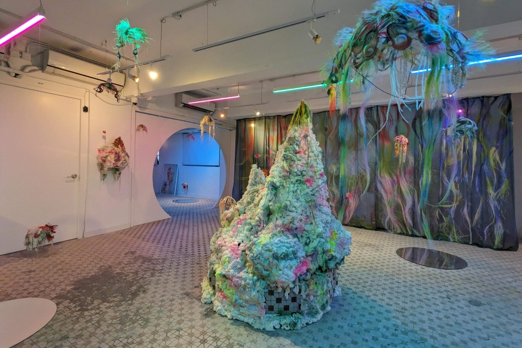 An exhibition at Current Plans, a Sham Shui Po art space that may have to close its doors later this year. Founder Eunice Tsang and other gallerists talk about their determination to carry on despite rising rents in the neighbourhood. Photo: Current Plans