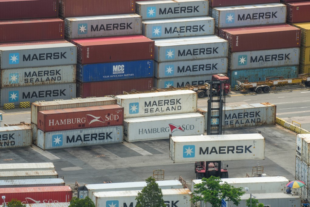 Hong Kong’s export trade has dropped for the 14th month in a row. Photo: Elson Li