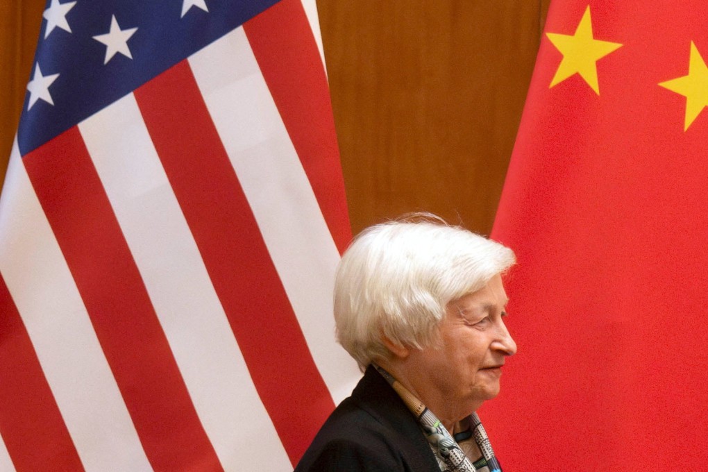 US Treasury Secretary Janet Yellen at the Diaoyutai State Guesthouse in Beijing, on July 8. Yellen, a first-rate economist, was right in judging it disastrous to try to decouple from China. But saying no to that and yes to “de-risking” is a false dichotomy. Photo: Reuters