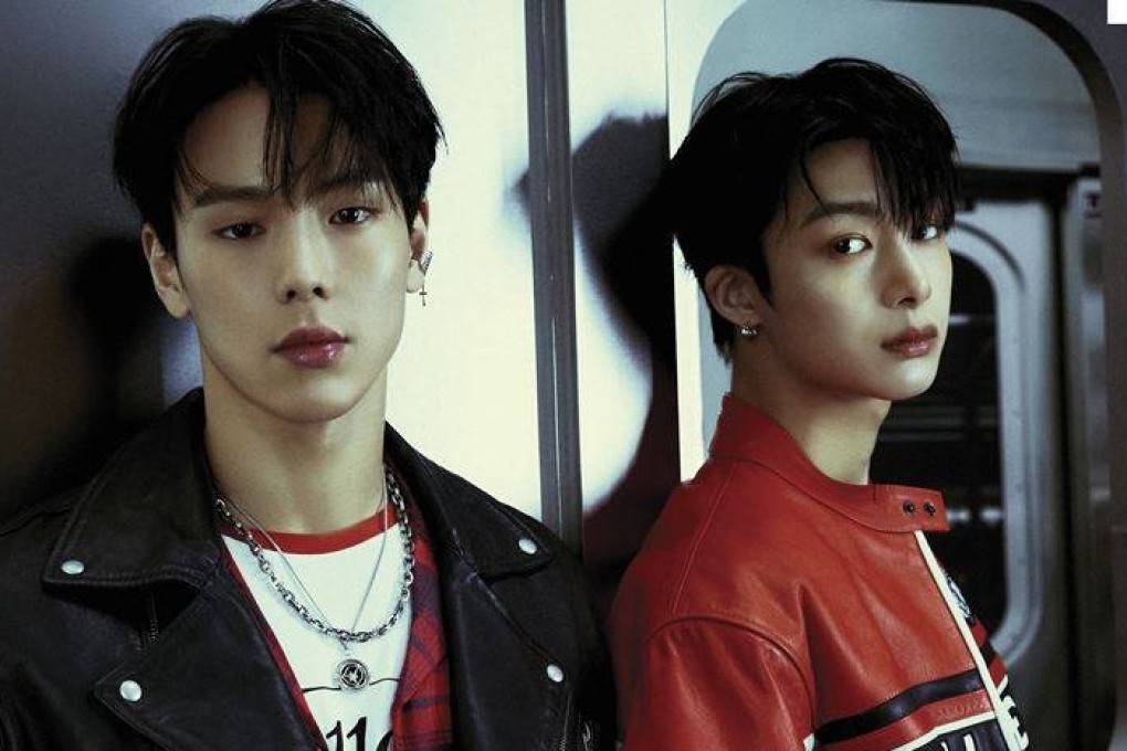 Monsta X members Shownu (left) and Huyngwon have formed a new subunit of the K-pop boy group, called Shownu X Hyungwon, and released the album “The Unseen”. Photo: Courtesy of Starship Entertainment