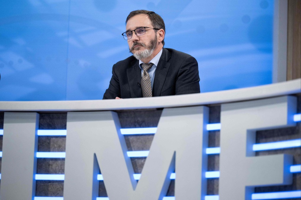 International Monetary Fund chief economist, Pierre-Olivier Gourinchas, warns the US and China about their economies. Photo: AFP
