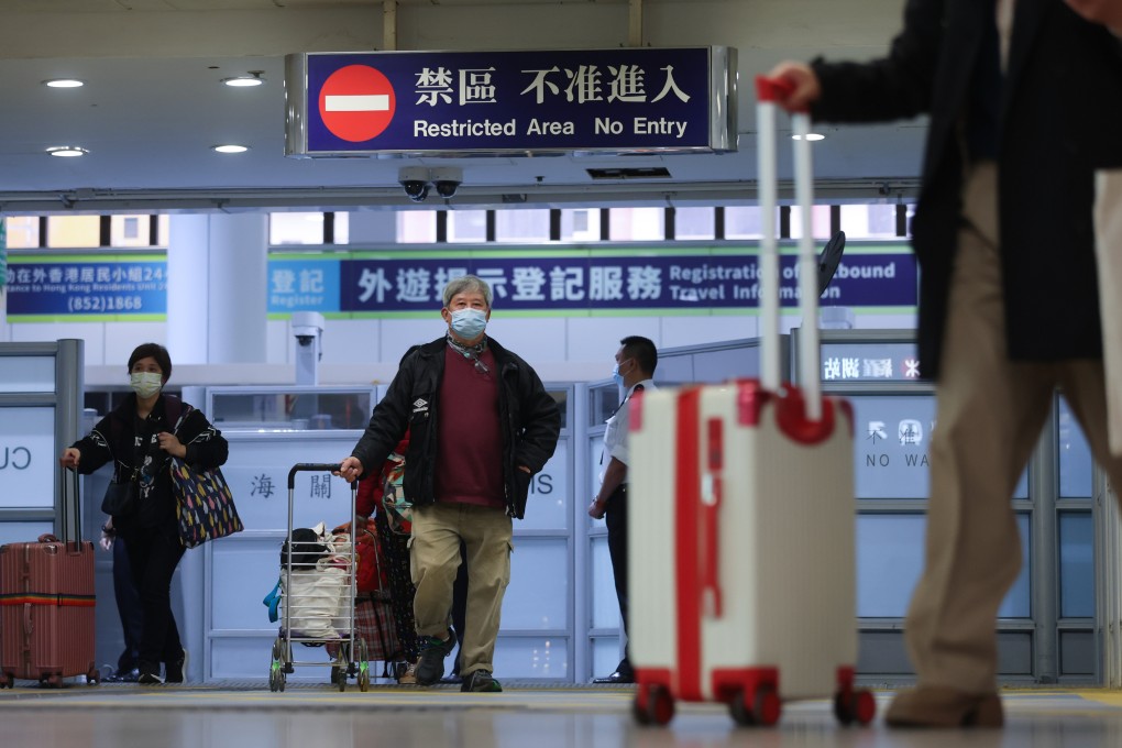 Travelers from mainland China arrive in Hong Kong at Lo Wu. The case of an abandoned boy in Hong Kong has raised cross-border issues that merit reflection. Photo: Yik Yeung-man