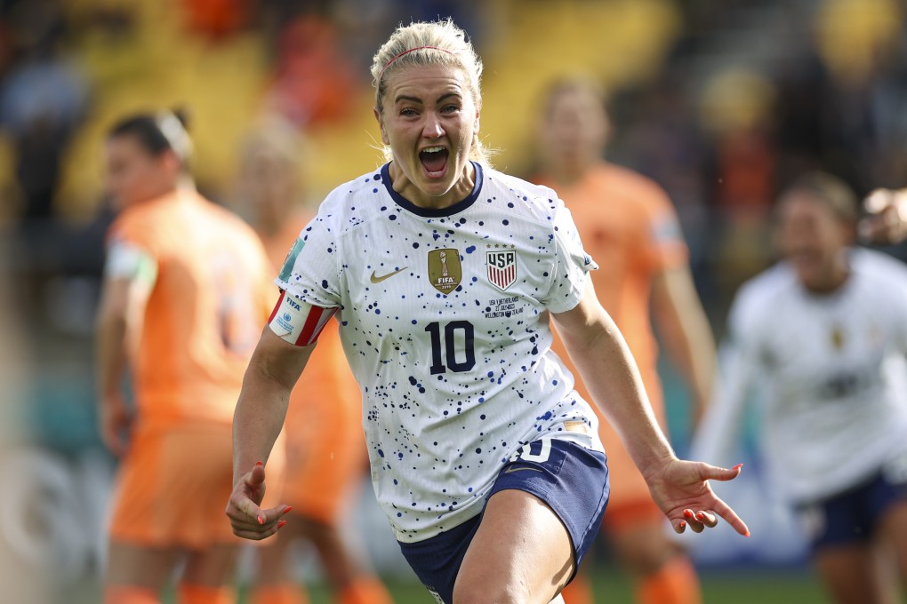 Lindsey Horan said she was fired up to score after an altercation with an opponent. Photo: AP