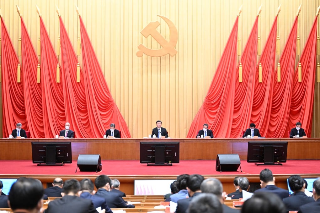 China’s Communist Party, led by Xi Jinping (centre), continues to crack down on corrupt officials. Photo: Xinhua