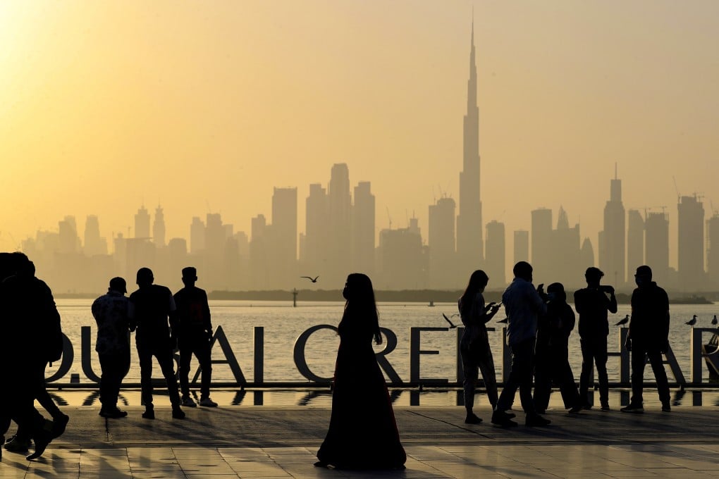 A view of Dubai’s skyline and the world’s tallest tower, Burj Khalifa. Hong Kong needs to invest in banking talent familiar with the Middle East and Islamic finance, experts say. Photo: AP Photo