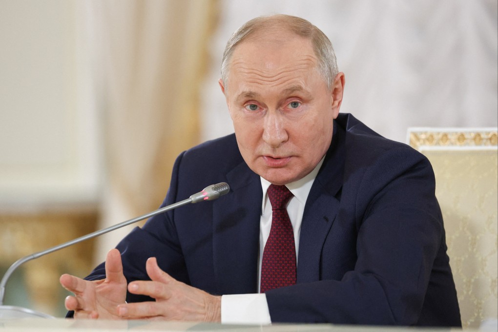 Russian President Vladimir Putin in Saint Petersburg, Russia on Saturday. Photo: TASS Host Photo Agency via Reuters