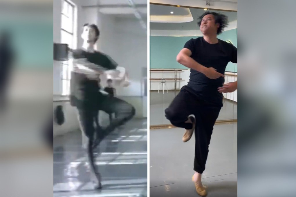 Yao’s ballet videos have garnered 2,000 comments online, most praising him for insisting on pursuing his passion for ballet. Photo: SCMP composite/Weibo