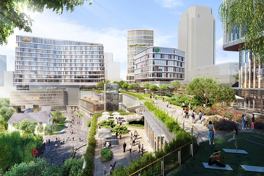 An illustration of Hang Lung Properties’ Westlake 66 project, which is in the works in Hangzhou. Image: Handout