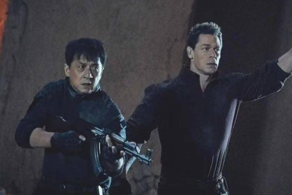 Jackie Chan (left) and John Cena in a still from “Hidden Strike”, a new Netflix movie directed by Scott Waugh.