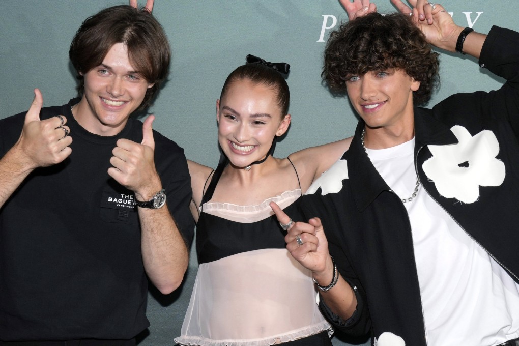 (From left) Christopher Briney, Lola Tung and Gavin Casalegno attend Amazon Prime Video’s “The Summer I Turned Pretty” and Teen Vogue event at Mr Purple on June 29 in New York. They reveal what lies in store in season two of the show. Photo: AP