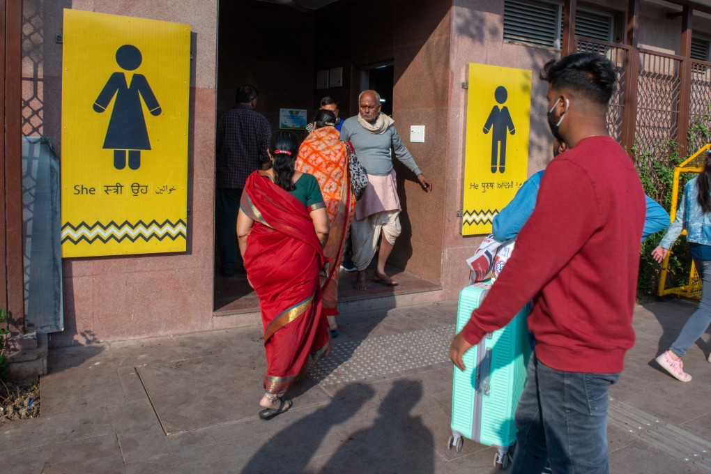 A public toilet in New Delhi. Many homes in India do not have their own toilet. Photo: Shutterstock