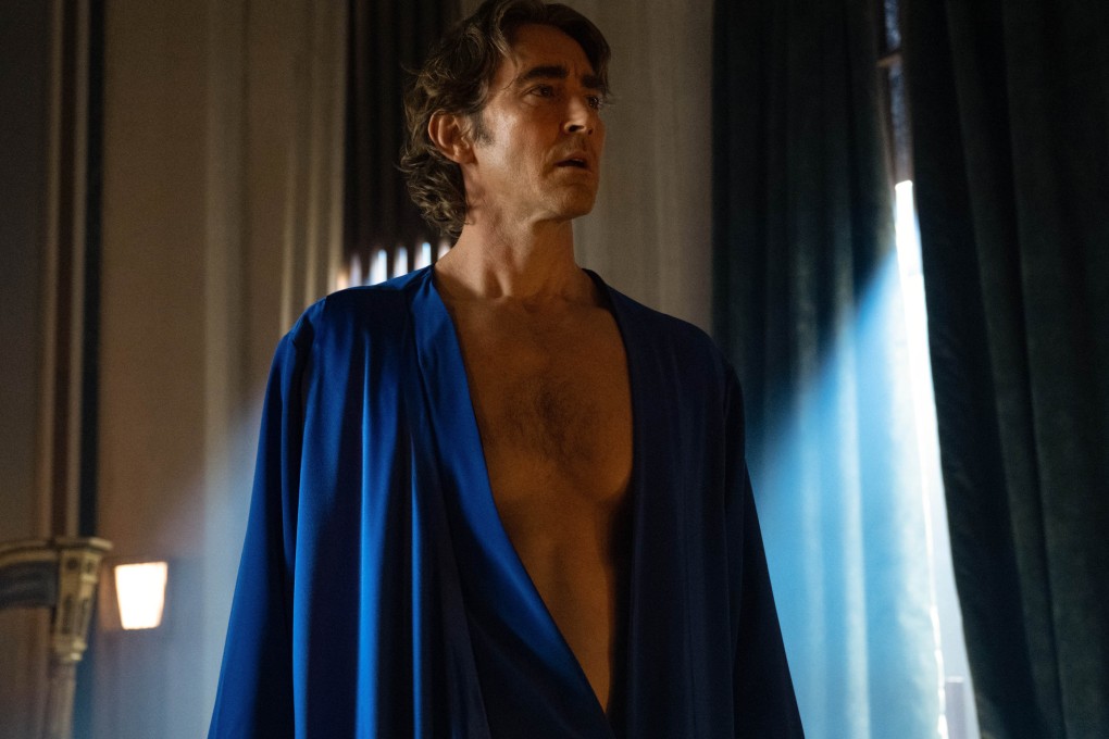Lee Pace as Emperor Brother Day in a still from “Foundation”. The sci-fi series returns for a second season on Apple TV+. Photo: Apple TV+