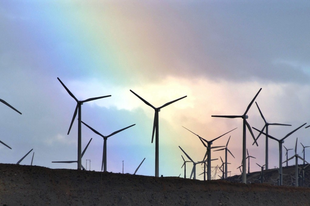 Windfarms are a popular form of renewable energy. File photo: Getty Images