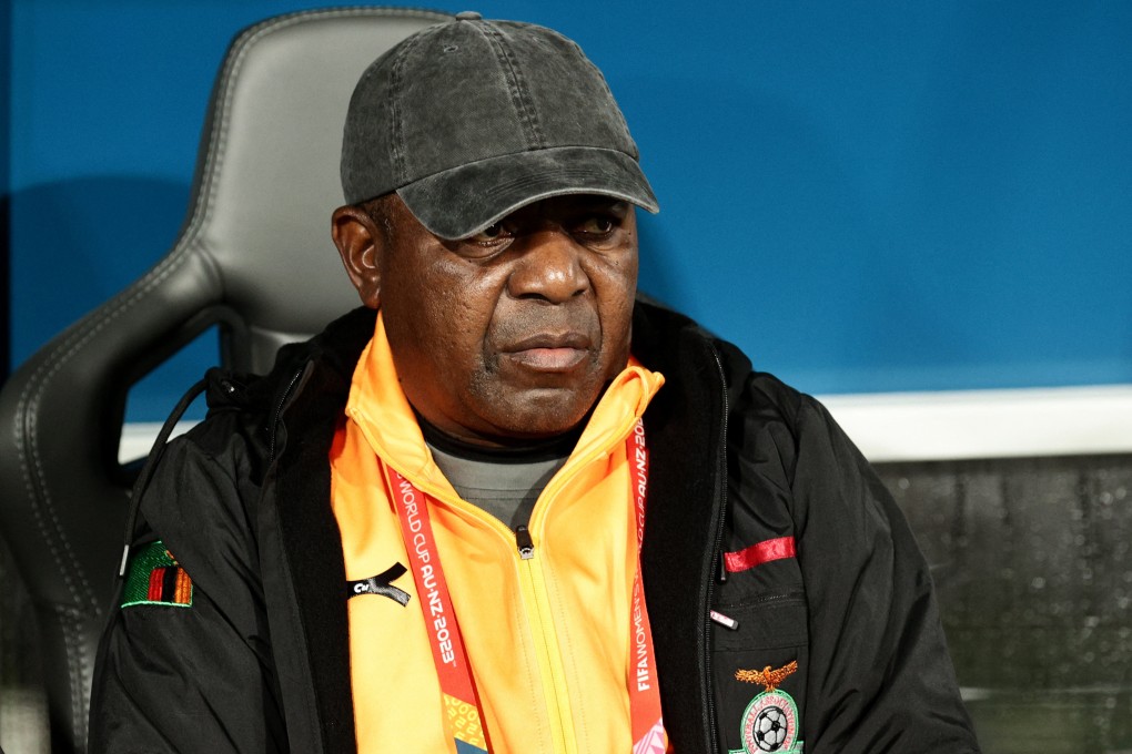 Zambia’s head coach Bruce Mwape had earlier in the tournament dismissed previous questions about his conduct. Photo: Reuters