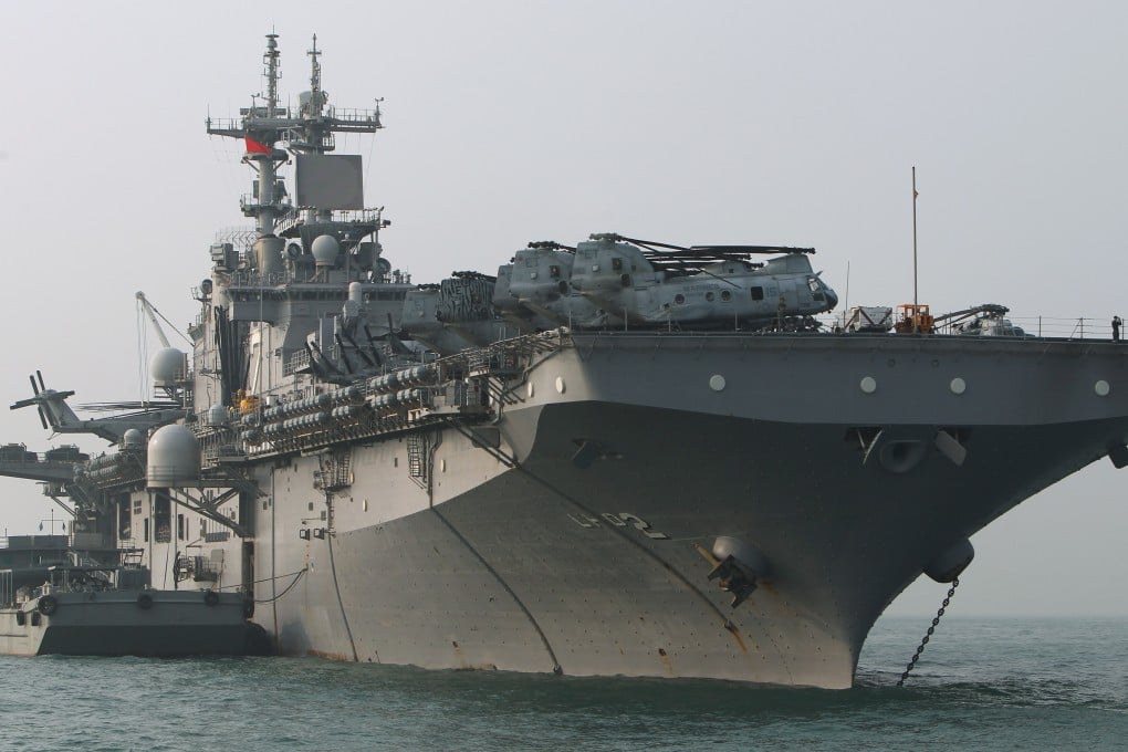 The USS Essex arrives in Hong Kong for visit in November 2010. Photo: Sam Tsang