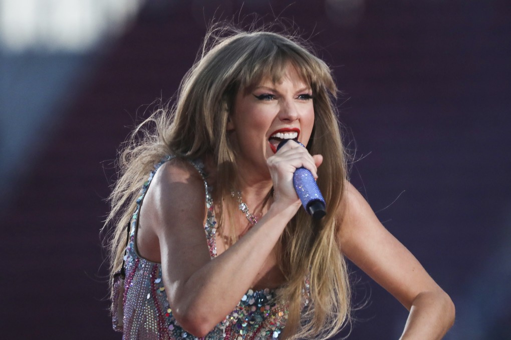 Taylor Swift performs at Levi’s Stadium in Santa Clara, California, in July. Photo: San Francisco Chronicle via AP