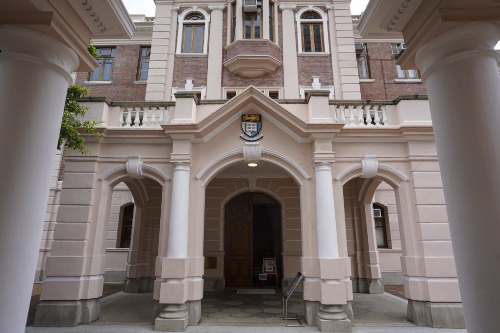 Loke Yew Hall, in the University of Hong Kong’s Main Building, was built in 1910-12 and is one of the few places left in the city with galvanised iron sheet ceilings. Photo: Sam Tsang