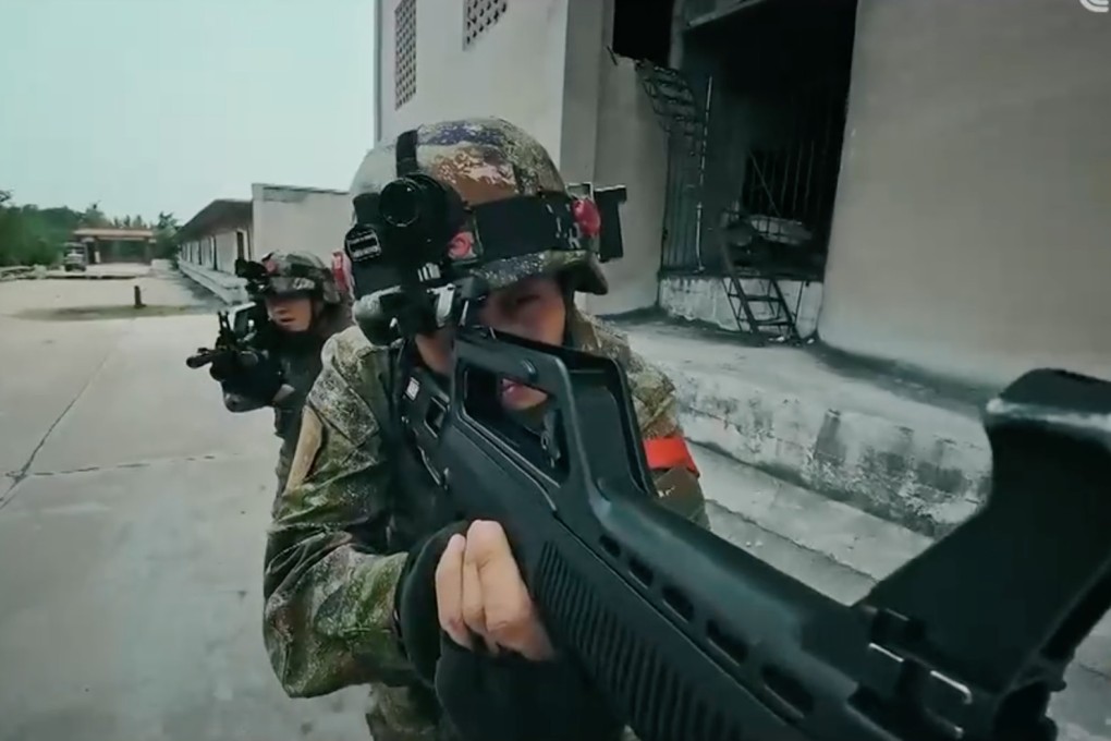 An eight-episode series featuring the People’s Liberation Army is intended to depict the mainland Chinese military’s preparedness for an attack on Taiwan. Photo: CCTV