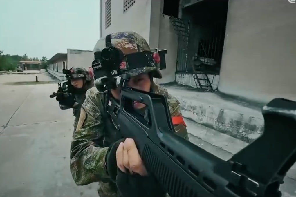 An eight-episode series featuring the People’s Liberation Army is intended to depict the mainland Chinese military’s preparedness for an attack on Taiwan. Photo: CCTV