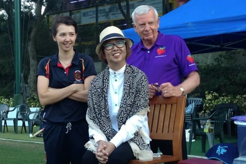 Cricket has been a family affair for Natasha (left), Anita and Rodney Miles. Photo: Handout