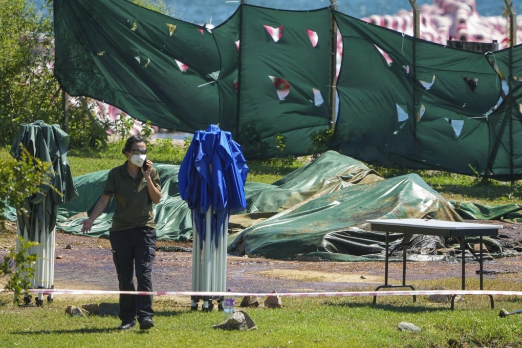 A necropsy has been carried out on the Bryde’s whale. Photo: Sam Tsang