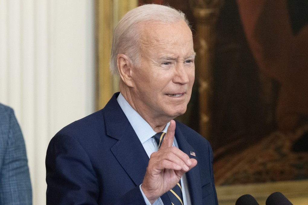 US President Joe Biden at the White House in Washington on Monday. Photo: EPA-EFE