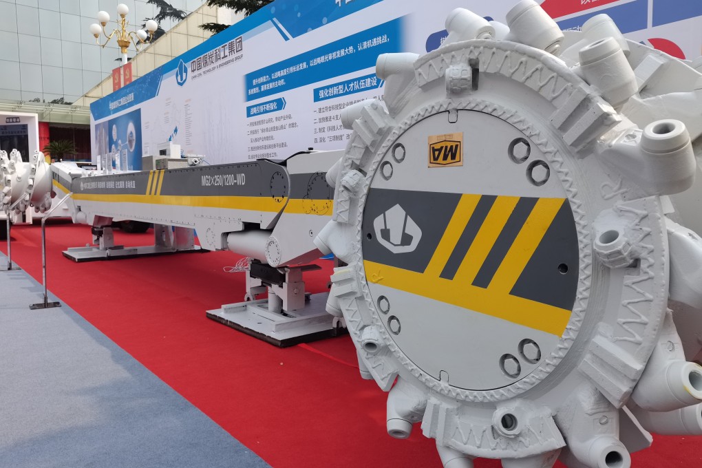 More than 70 of China’s new coal seam shearers are in use by major mining companies in the country. Photo: Weibo