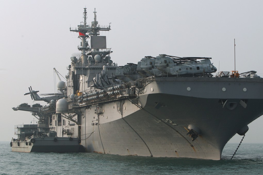 The USS Essex arrives in Hong Kong for visit in November 2010. Photo: Sam Tsang