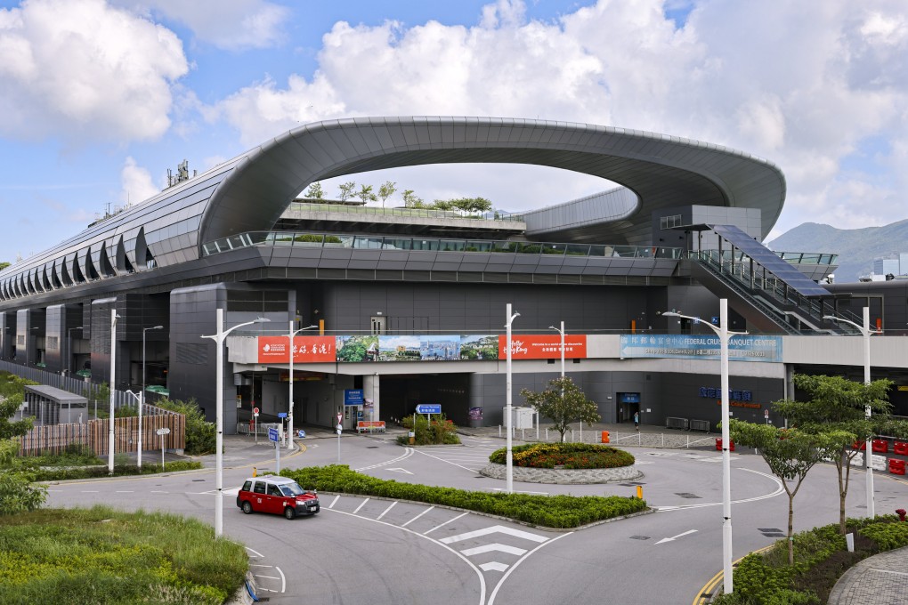 Hong Kong’s Kai Tak Cruise Terminal was built on the runway of the city’s former airport. Photo: May Tse