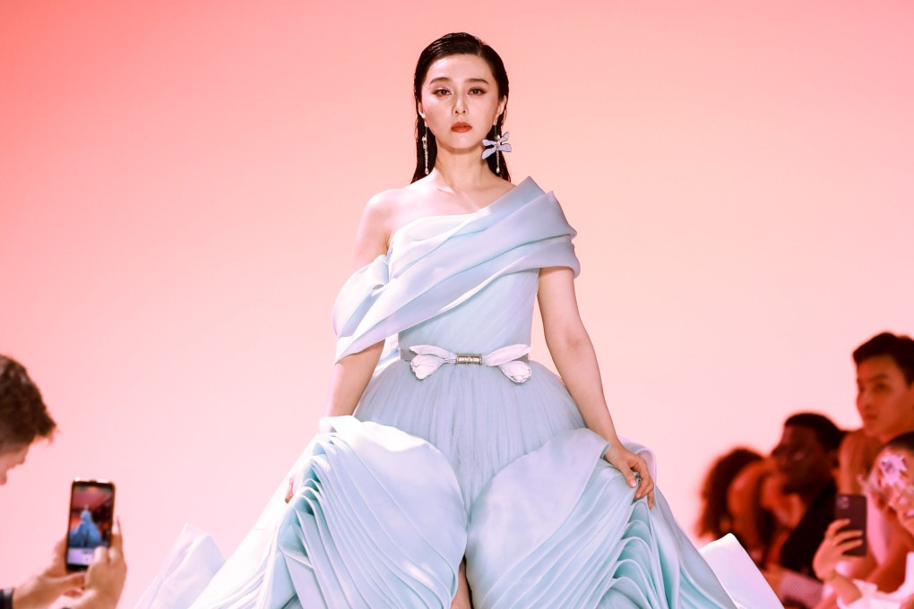 Chinese actress Fan Bingbing walks the runway during Lebanese fashion house Georges Hobeika’s autumn/winter 2023/2024 show at Paris Haute Couture Week on July 3, 2023. Photo: Getty Images