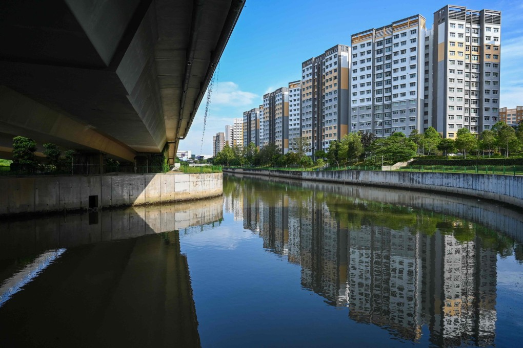 The arson attack happened at a public housing block in Singapore. File photo: AFP