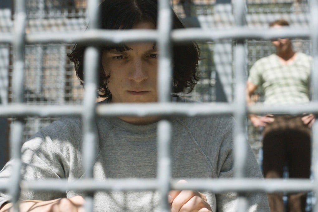 Tom Holland in a still from “The Crowded Room”, which sees a crime mystery unfold in 1970s New York. Photo: Apple TV