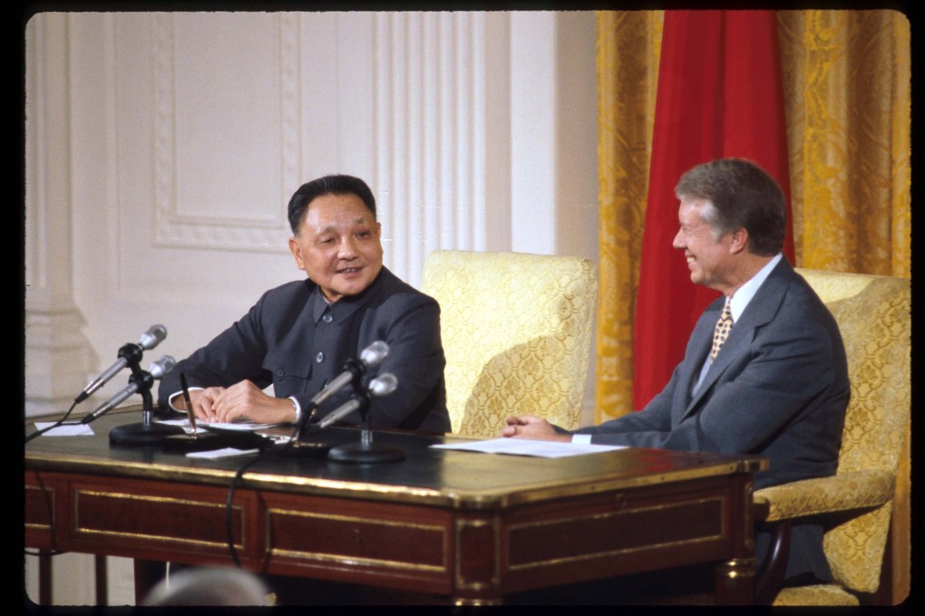 Deng Xiaoping and Jimmy Carter signed the agreement on cooperation in science and technology in 1979. Photo: Getty Images