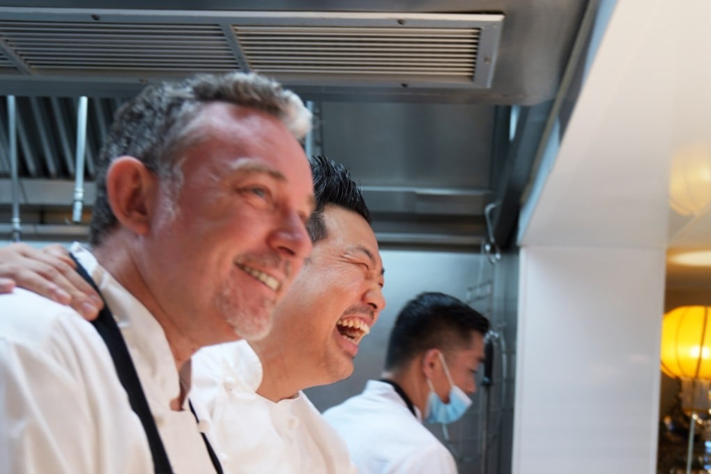 Chinese and Spanish chefs Andrew Wong and Albert Adria (left) have put together an extraordinary four-hands dim sum dinner. Photo: A.Wong x Albert Adria