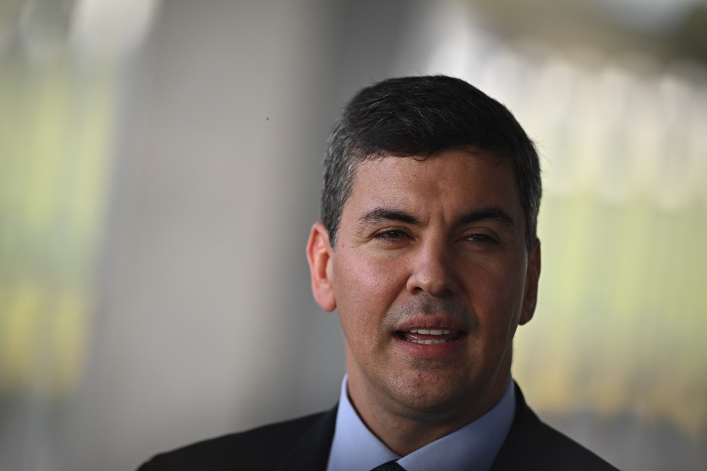 Santiago Peña, president-elect of Paraguay, belongs to the Colorado Party, which has long fostered diplomatic ties with Taiwan. Photo: EPA-EFE