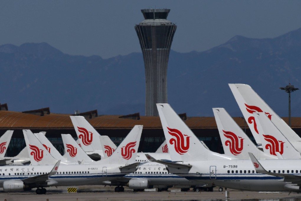 Air China is seeking permission to add a new weekly flight between Beijing and Los Angeles. Photo: AFP