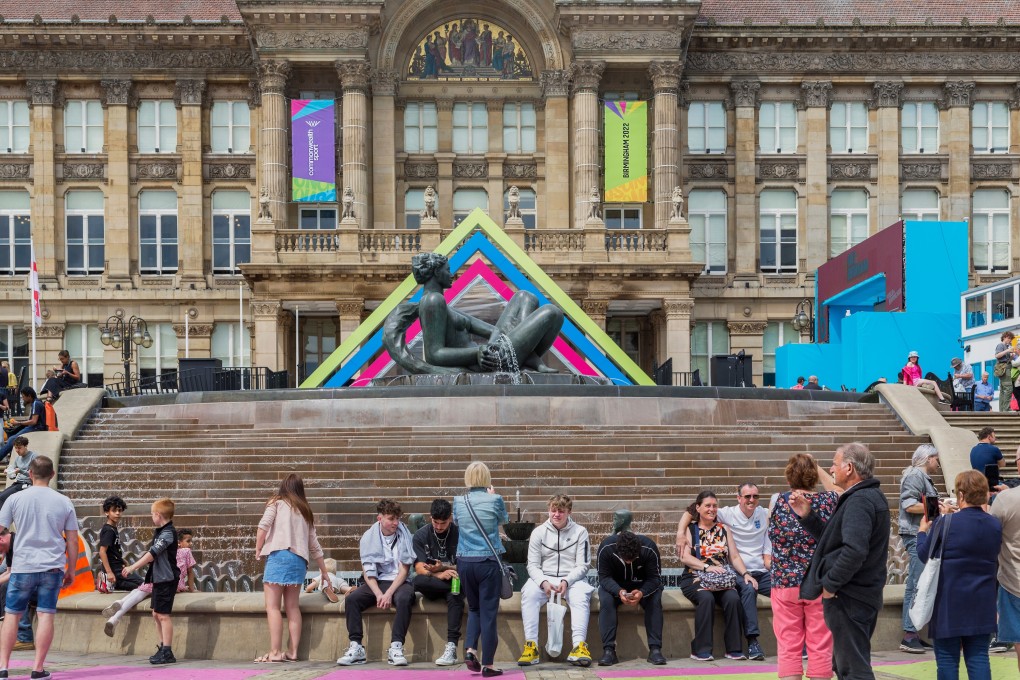 Visitors take in the sights of Birmingham city centre. The city is proving popular with Hongkongers who have moved to Britain. Photo: Shutterstock