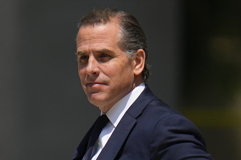 US President Joe Biden’s son Hunter Biden leaves after a court appearance in Wilmington, Delaware, in July. Photo: AP