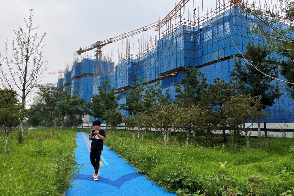 A construction site of the Chinese developer Country Garden in Beijing on August 11, 2023. Photo: Reuters.